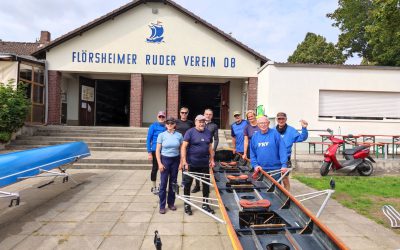 Wanderfahrt Frankfurt – Flörsheim 2022. Beim zweiten Anlauf klappte es. 