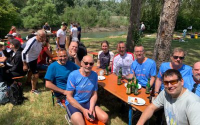 Freizeitruderer bei Kühkopfregatta
